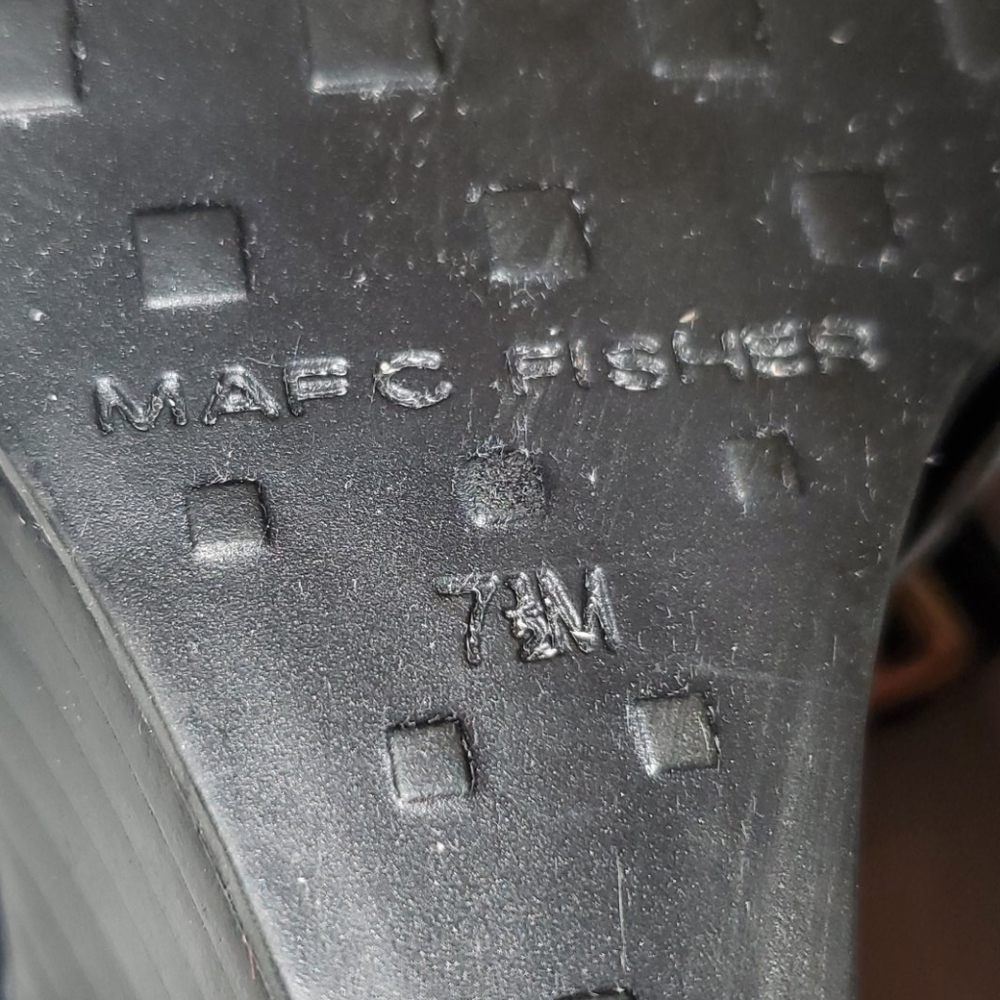 Marc Fisher Size 7. 5 M Black Wedges Vintage Y2k - image 6